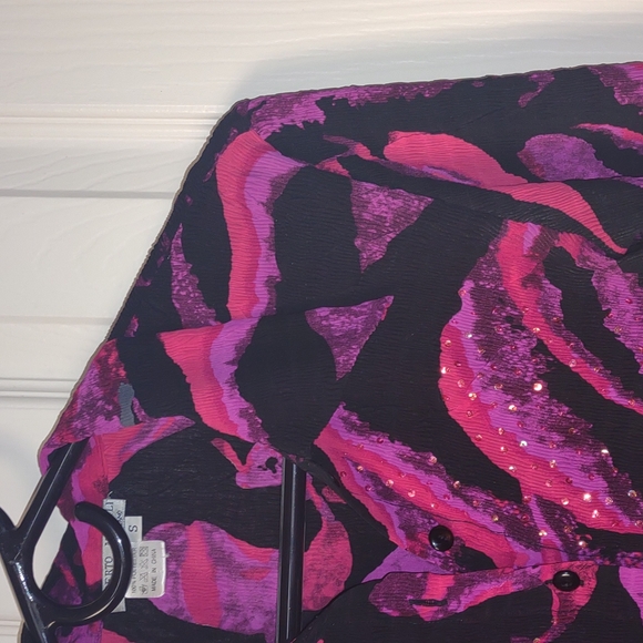 Pristine Alberto Makali multi-colored blouse size small! - Picture 2 of 7